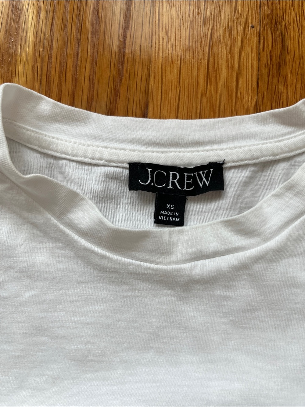 J Crew White Long Sleeve Tee - Picture 4 of 7